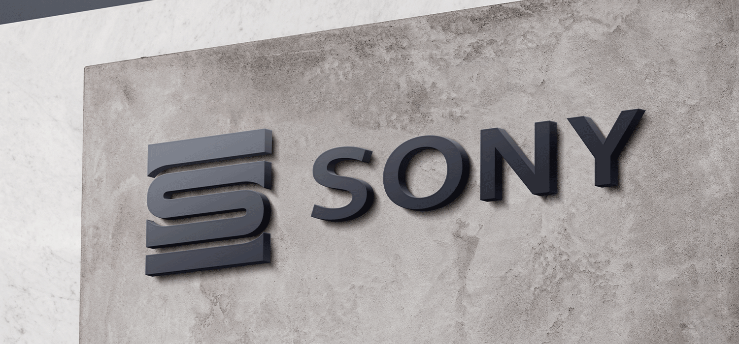 Sony office entrance signage