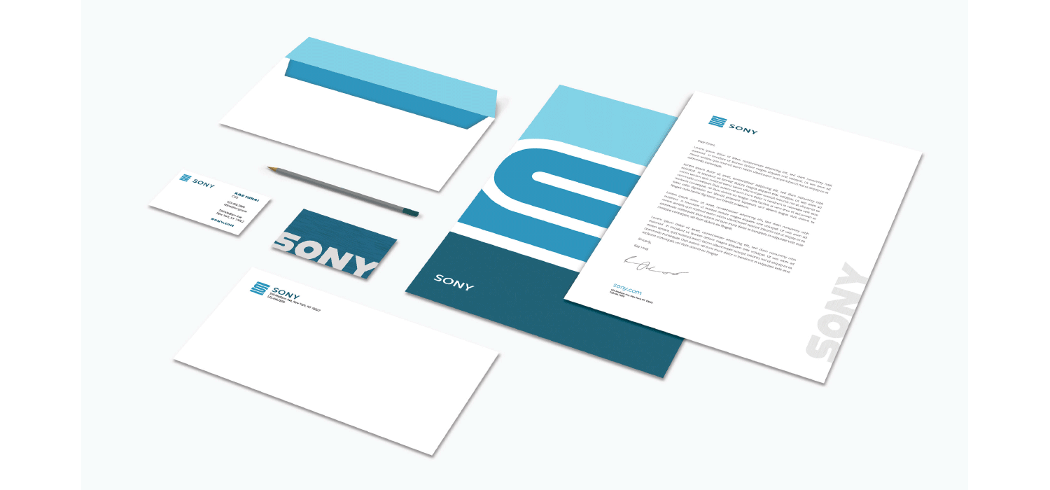 Sony Letterhead Set